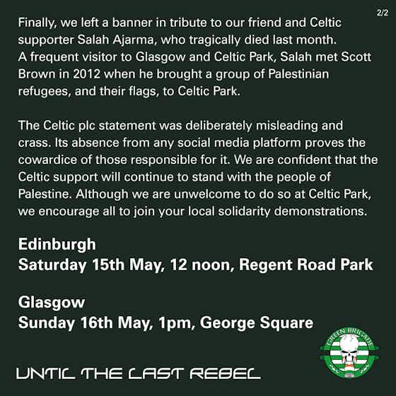 Article image:Green Brigade blast ‘misleading’ Celtic statement