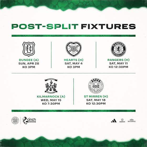 Article image:Celtic’s post-split fixtures and the significance of Rugby Park