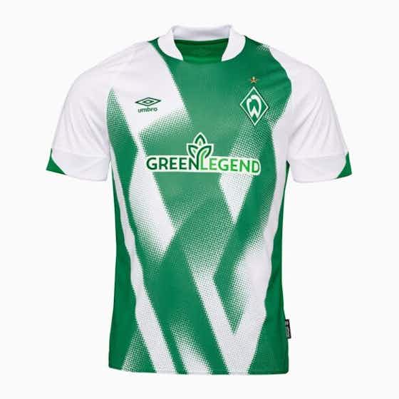 Imagem do artigo:Camisa titular do Werder Bremen 2022-2023 é revelada pela Umbro
