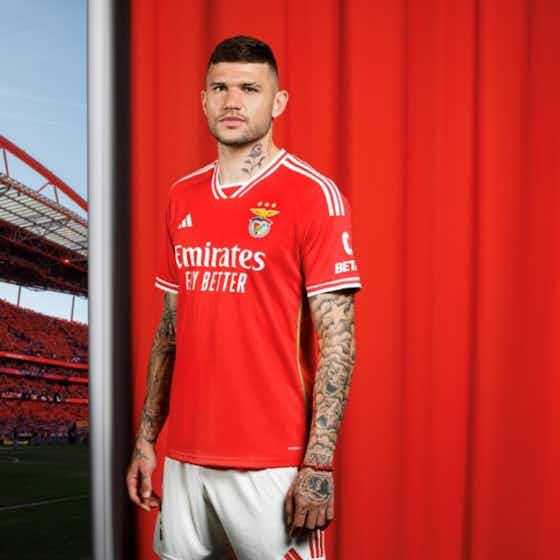 Imagem do artigo:Camisa titular do Benfica 2023-2024 é revelada pela Adidas