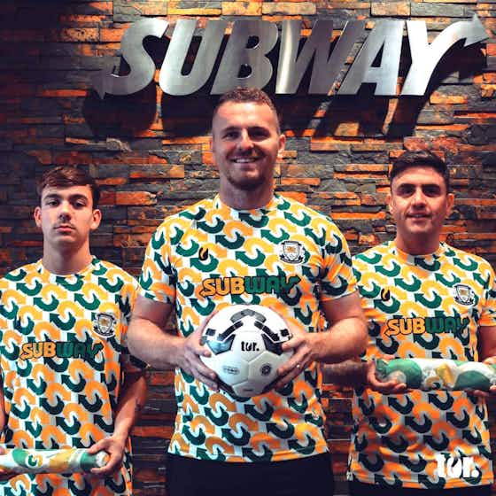 Imagem do artigo:Albion Rovers lança camisa em homenagem à Subway