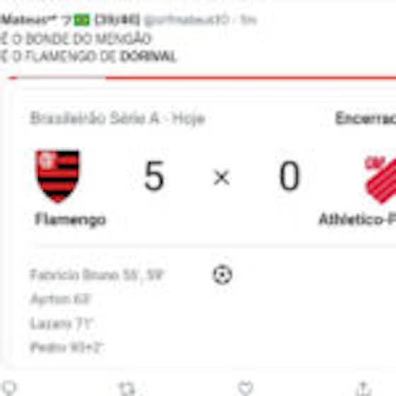 Imagem do artigo:Passou o trator! Os memes da goleada do Flamengo sobre o Athletico-PR