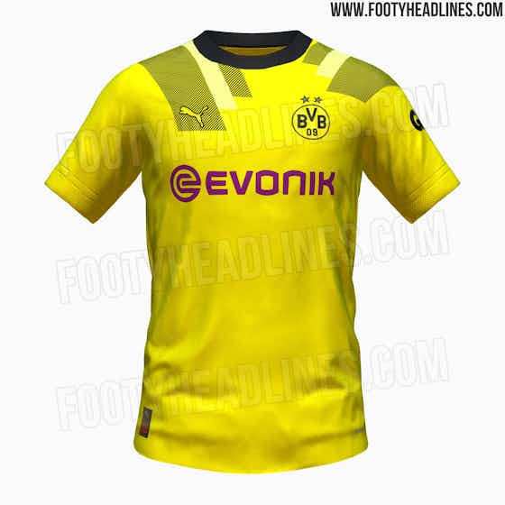 Imagen del artículo:Así sería la nueva camiseta de Borussia Dortmund para jugar Copas