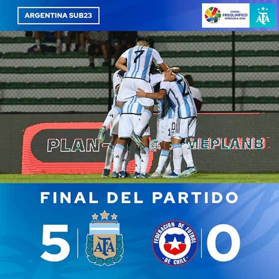 Imagen del artículo:Argentina nos aterrizó de la peor manera: 5-0 cayó Chile