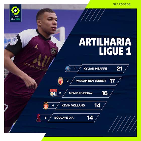 Imagem do artigo:Mbappé faz história, PSG vence, mas Lille mantém a liderança – a 32ª rodada da Ligue 1