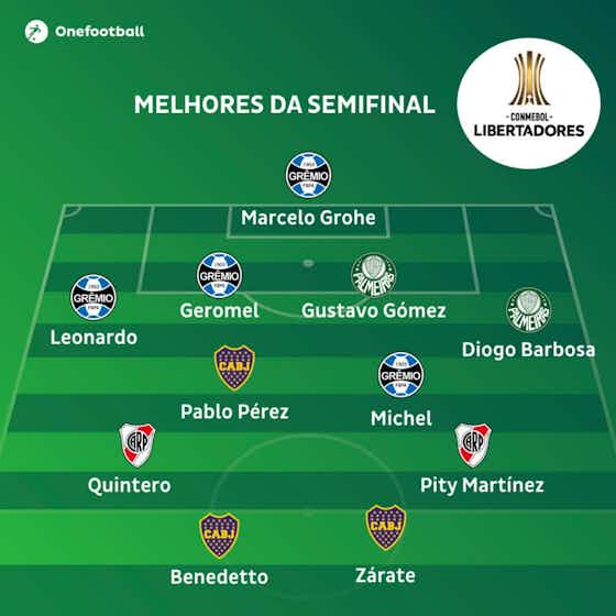 Imagem do artigo:Grêmio lidera time da rodada na semifinal da Libertadores