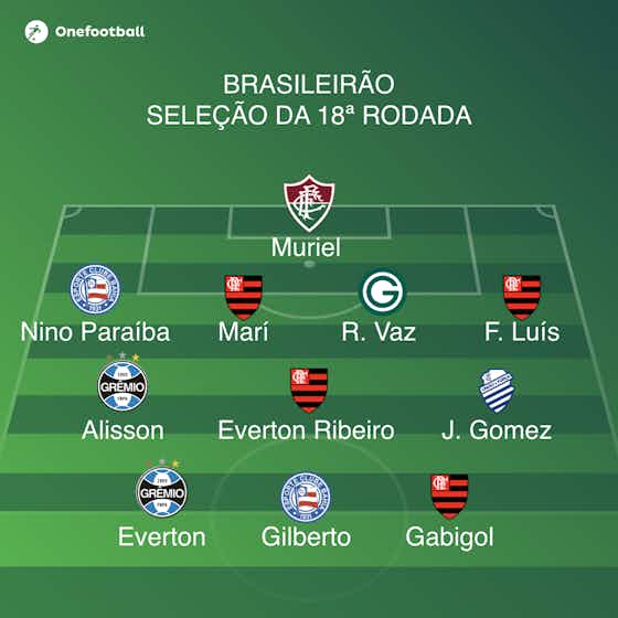 Imagem do artigo:Três clubes dominam seleção da 18ª rodada do Brasileirão