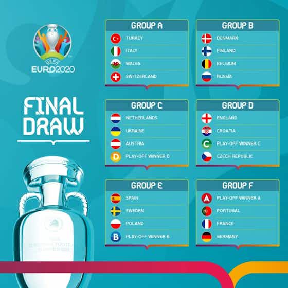 Imagem do artigo:Foi dada a largada: confira todos os grupos da Euro 2020