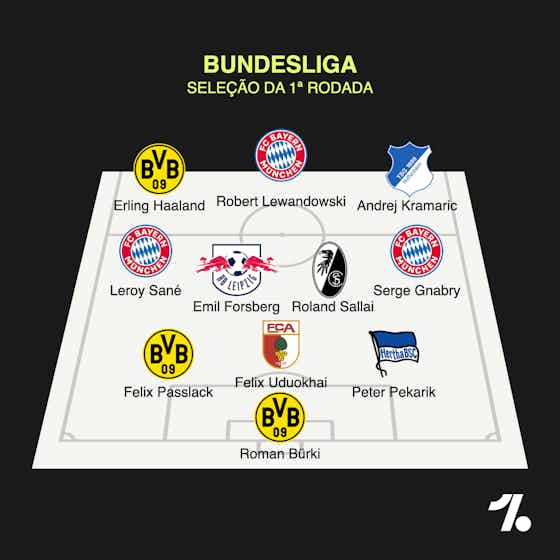 Imagem do artigo:🔥 3-4-3 insano! Confira a seleção da rodada da Bundesliga 🇩🇪