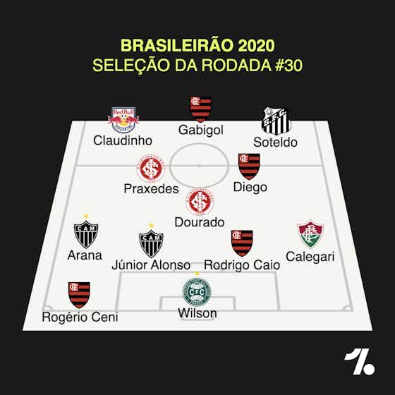 Imagem do artigo:🇧🇷 Brasileirão #30: Flamengo volta a dominar seleção da rodada