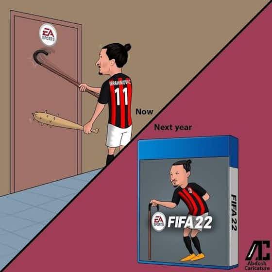 Image de l'article :📸 En guerre avec FIFA 21, Zlatan moqué (et encensé) par les artistes