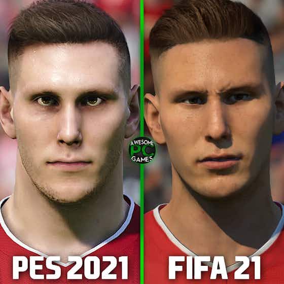Image de l'article :📸 Le Bayern sur FIFA 21 et PES 2021 : comparaison des visages