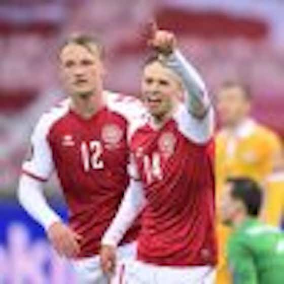 Article image:West Ham target Mikkel Damsgaard is excelling at Euro 2020