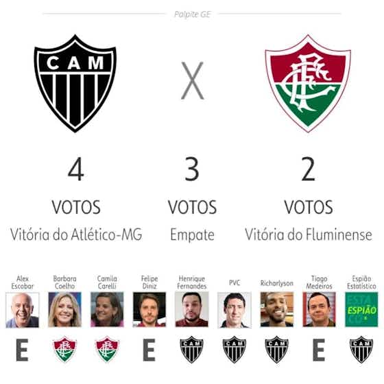 Imagem do artigo:Jornalistas do Grupo Globo apostam em vitória do Atlético-MG contra o Fluminense