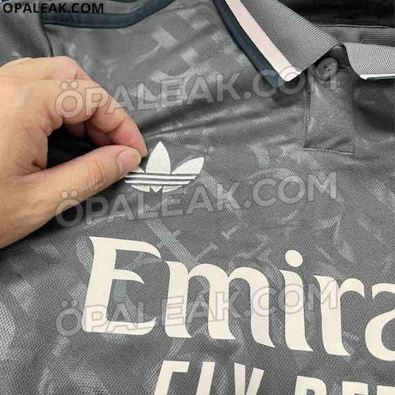 Image de l'article :¡Bombazo! Se filtró la nueva camiseta alternativa del Real Madrid con el logo de Adidas Originals