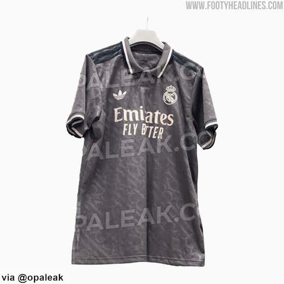 Image de l'article :¡Bombazo! Se filtró la nueva camiseta alternativa del Real Madrid con el logo de Adidas Originals