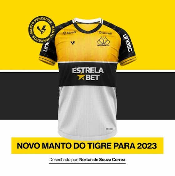Imagem do artigo:Criciúma EC divulga nova camisa 2023, definida pela torcida
