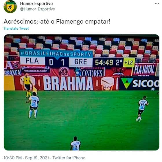 Imagem do artigo:Não ia ter terceira dose? Os memes da derrota do Flamengo para o Grêmio