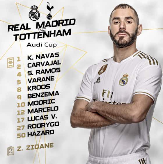 Article image:Real Madrid and Tottenham name line-ups for Audi Cup clash