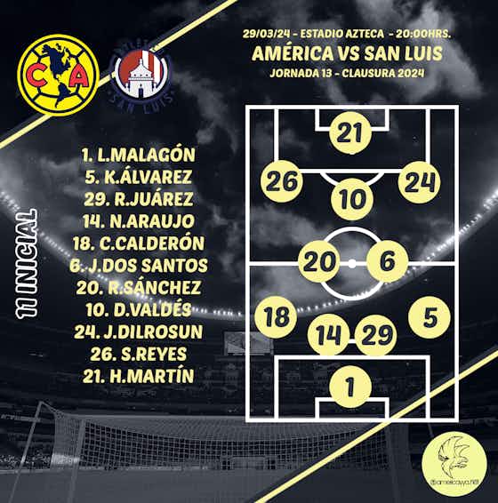Imagen del artículo:Previo: América vs San Luis – Vuelve la Liga MX