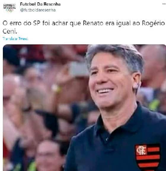 Imagem do artigo:Sobrou para Rogério Ceni: memes da vitória do Flamengo sobre o São Paulo