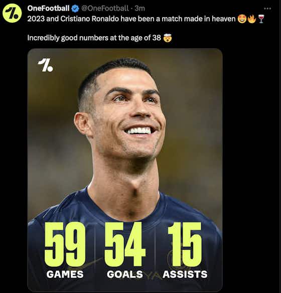 Image de l'article :Le bilan colossal de Cristiano Ronaldo en 2023 🤩