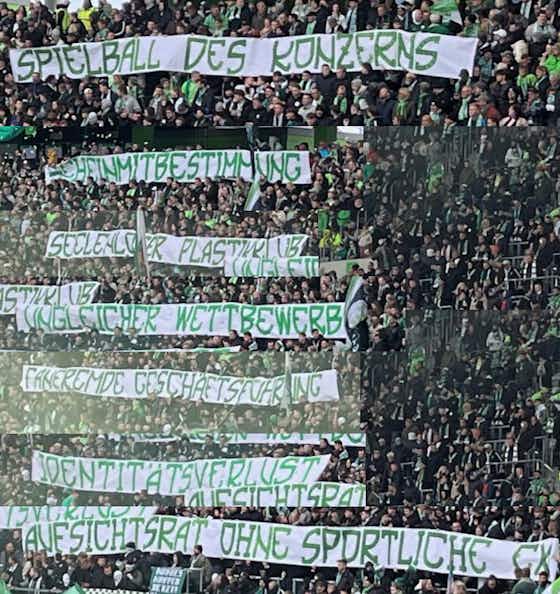Artikelbild:„Seelenloser Plastikklub“: Wütender Fan-Protest beim VfL Wolfsburg