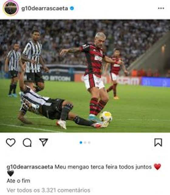 Imagem do artigo:Arrascaeta manda recado e faz pedido especial à torcida do Flamengo após empate no Brasileirão