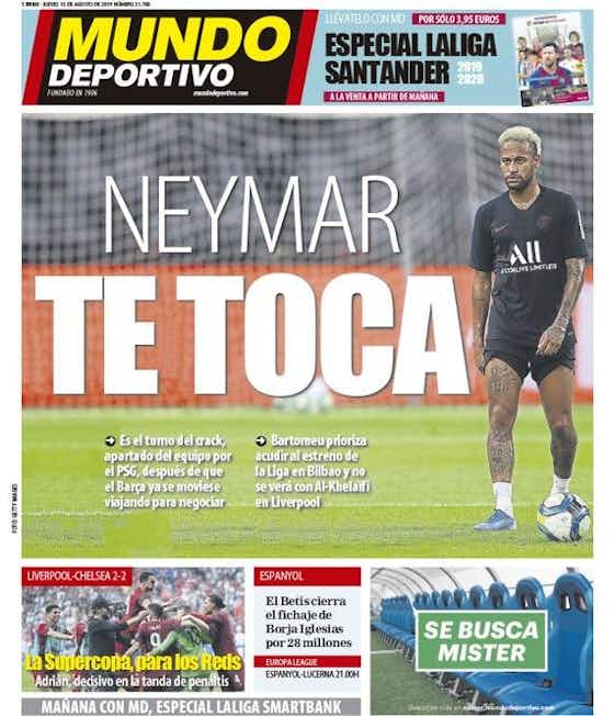 Imagen del artículo:🗞Optimismo azulgrana a la espera de un movimiento de Neymar