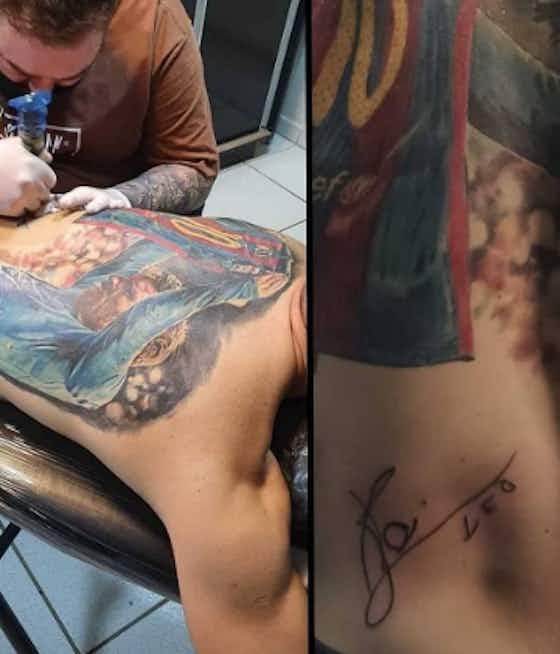 Article image:Lionel Messi: Argentina star kept promise to Brazil fan with tattoo of him