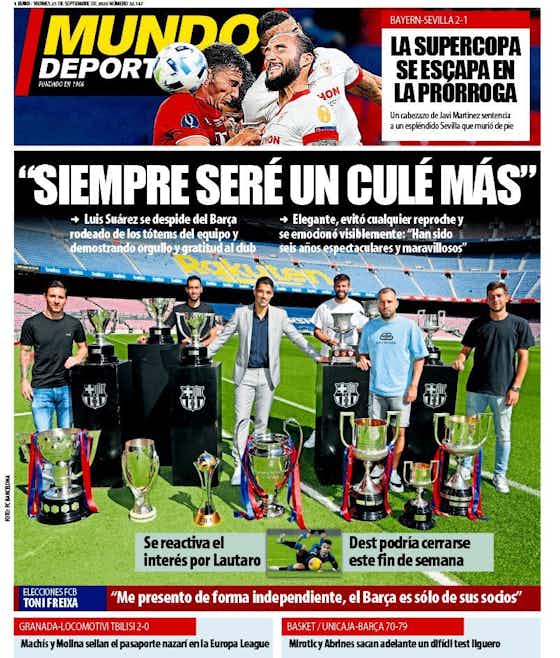 Imagen del artículo:🗞 La caída del Sevilla, Suárez y otras portadas de hoy viernes