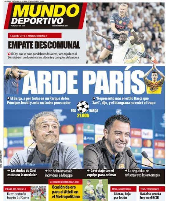 Imagen del artículo:🗞️ Las portadas: de la resaca del Bernabéu a la que se avecina en París