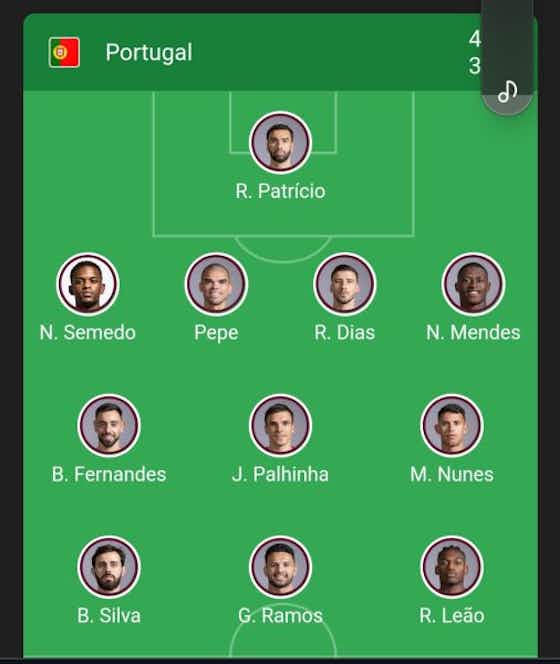 Image de l'article :Portugal/Suède – Les équipes officielles : Mendes et Ramos titulaires