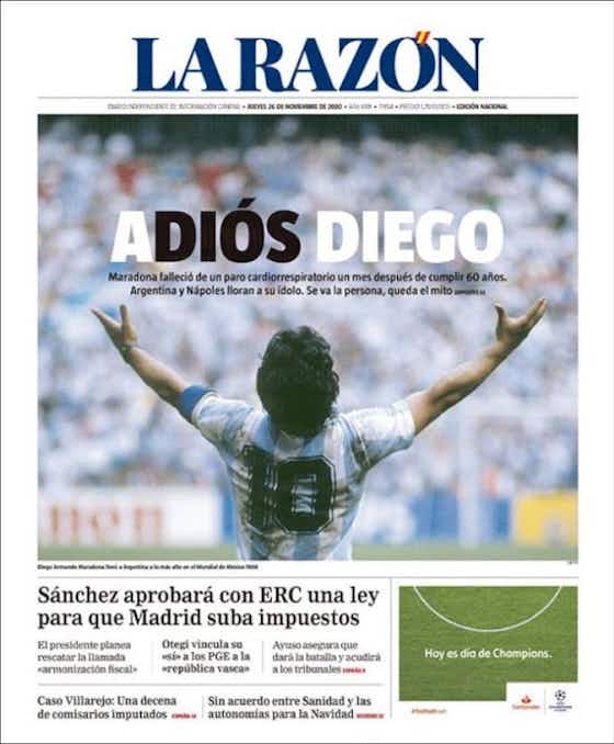 Imagen del artículo:Maradona: no hay palabras