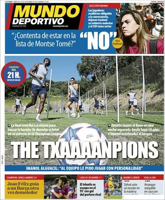 Imagen del artículo:🗞️Portadas: España, el rodillo Barça...y la Champions vuelve al Bernabéu