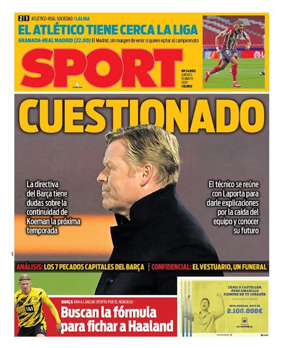 Imagen del artículo:🗞 El posible terremoto del Barça en las portadas de hoy