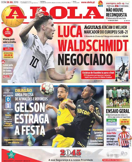 Imagem do artigo:🗞 Porto perde com o Monaco e Benfica quer atacante alemão