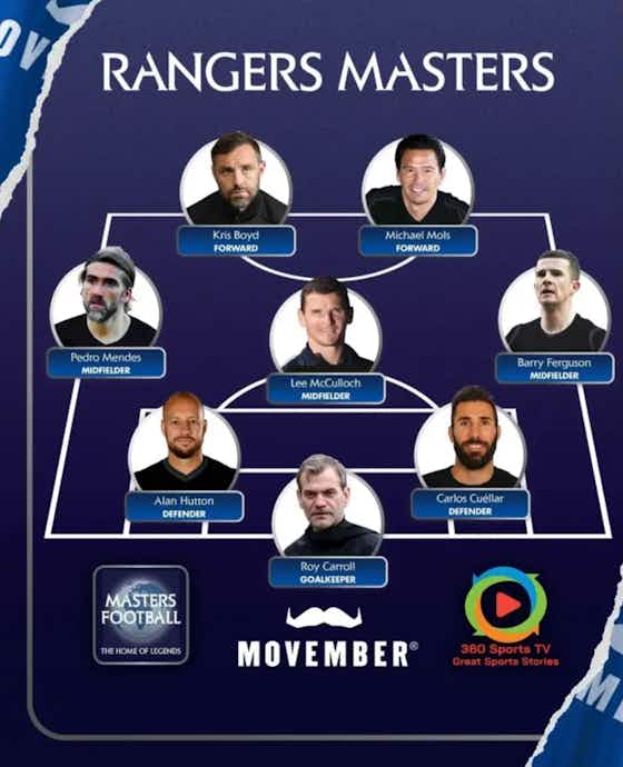 Article image:Masters football: Liverpool, Man Utd, Rangers and Celtic's lineups revealed
