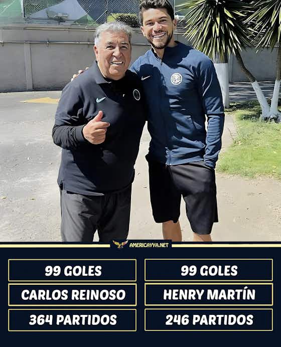 Imagen del artículo:Henry Martín igualó a Carlos Reinoso en la tabla de goleadores históricos