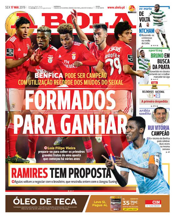 Imagem do artigo:🗞 Título milionário para Benfica, desafio do século para FC Porto