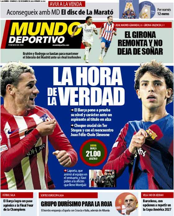 Imagen del artículo:🗞️ Las portadas del día: Brahim brilla y el Barça vs Atlético nos espera