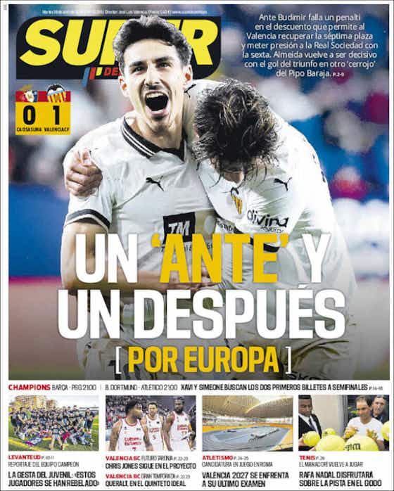 Imagen del artículo:🗞️Resistir y pasar en Champions: las PORTADAS son para Barça y Atleti