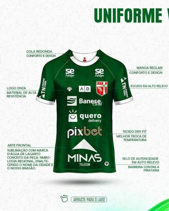 Imagem do artigo:Camisas do Lagarto FC 2023 são reveladas pela Onza