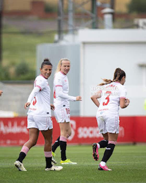 Imagen del artículo:Fotogalería | Sevilla Futbol Club Femenino - Real Sociedad Fem. | Liga F. Jornada 22