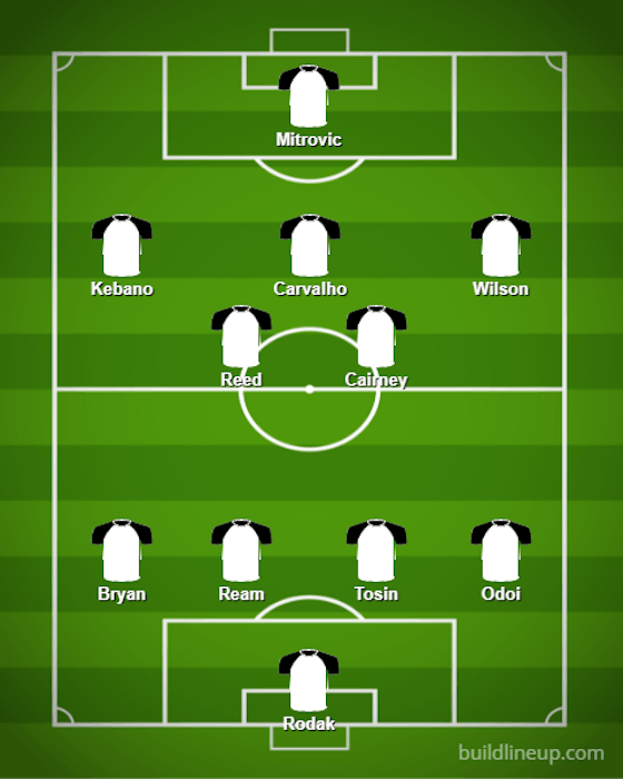Article image:Bryan starts: The predicted Fulham XI to face Blackpool on Saturday