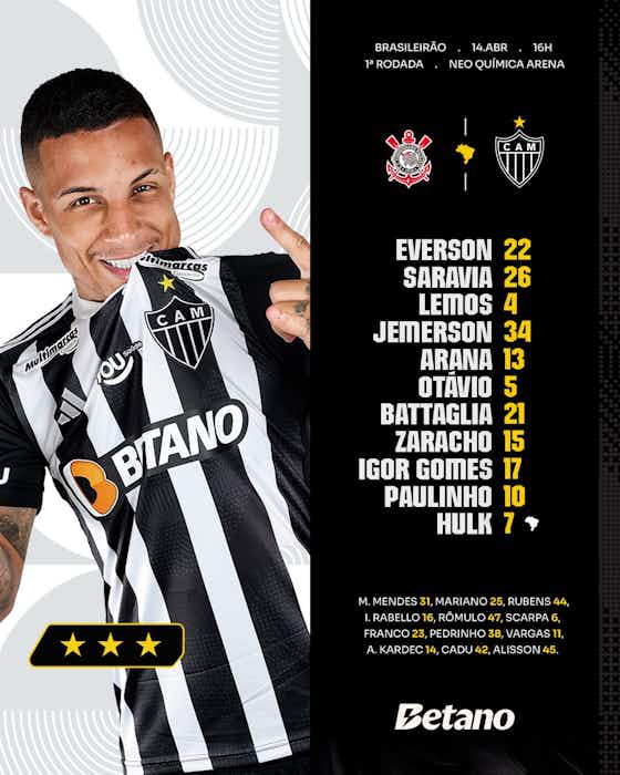 Imagem do artigo:📋 Corinthians e Atlético-MG escalados para estreia no Brasileirão 2024