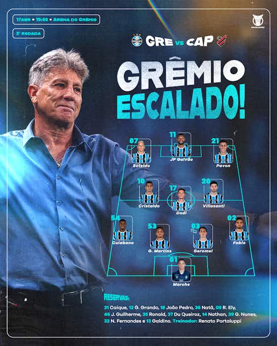 Imagem do artigo:📋 Grêmio e Athletico ESCALADOS para duelo em Porto Alegre