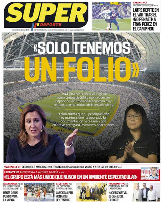 Article image:🗞️Portadas del día: Xavi se queda, el Madrid abre la jornada