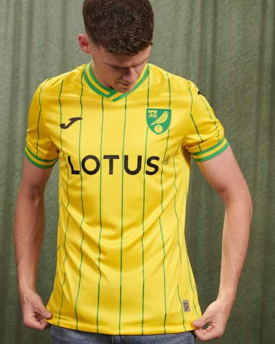 Imagem do artigo:JOMA lança nova camisa titular do Norwich City 2022-2023