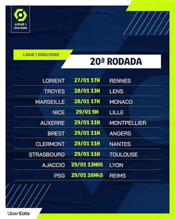 Imagem do artigo:Rennes surpreende PSG, Lens e Marseille se aproximam – o resumo da 19ª rodada da Ligue 1